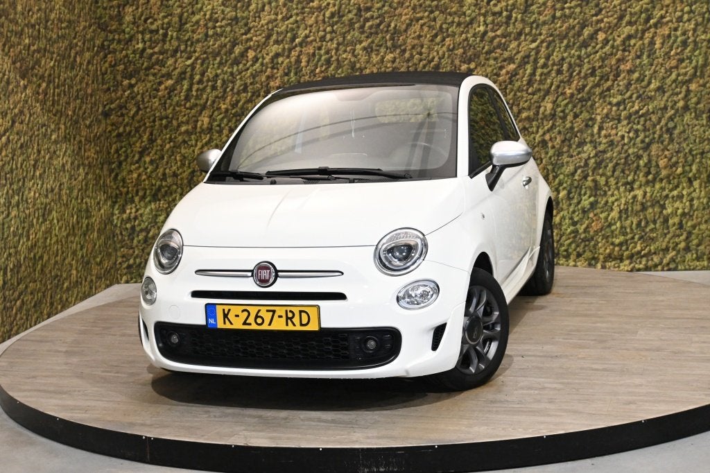 Fiat 500C 1.0 Hybr. Rockstar Cabrio | Carplay | PDC | Cruise, Auto's, Gebruikt, Euro 6, Cabriolet, 4 stoelen