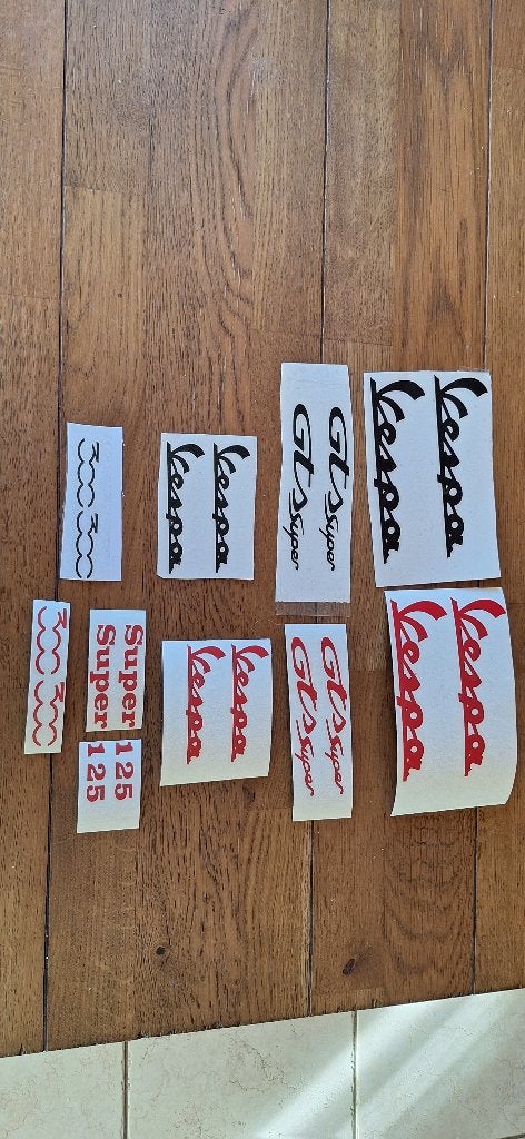 Vespa stickers, Ophalen, Nieuw, Overige typen, Vespa