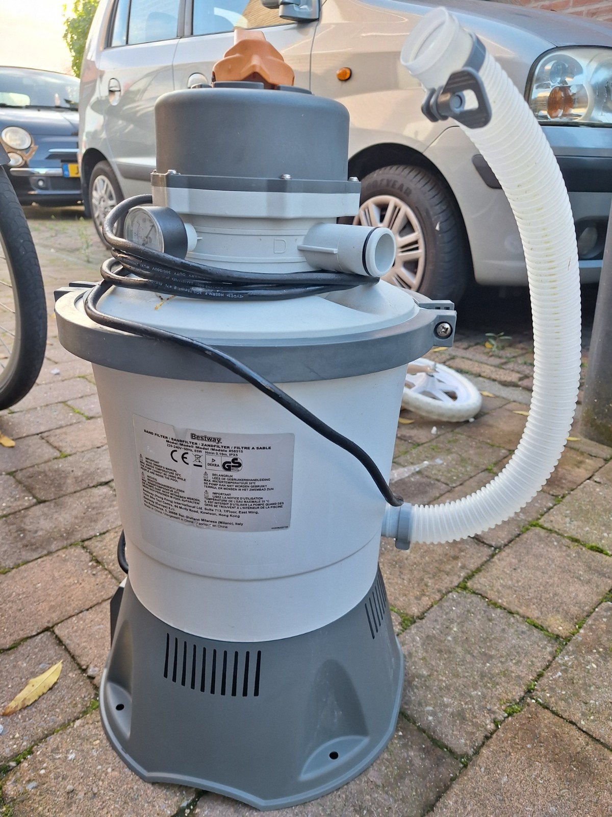 Bestway zandfilterpomp 58515, Tuin en Terras, Ophalen, Zo goed als nieuw, Filter