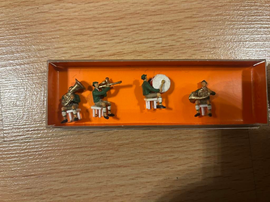 H0 preiser militaire band, Hobby en Vrije tijd, Overige merken, Gelijkstroom of Wisselstroom, Brug, Tunnel of Gebouw, Ophalen of Verzenden