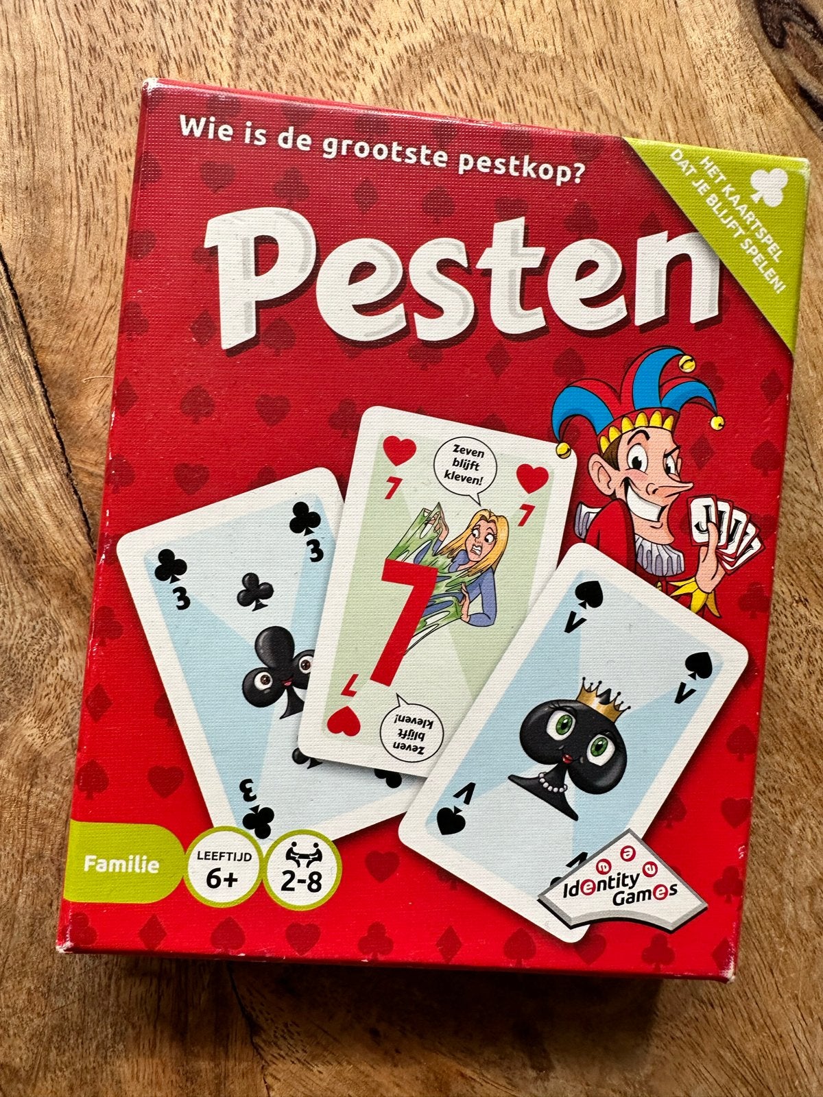 Pesten kaartspel - Wie is de grootste pestkop?, Hobby en Vrije tijd, Gezelschapsspellen | Kaartspellen, Een of twee spelers, Ophalen of Verzenden