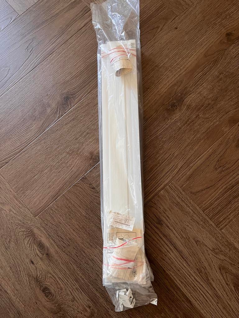 Nieuwe plissé Leen Bakker wit voor kantel-kiepraam, Huis en Inrichting, Ophalen of Verzenden, Nieuw, Wit