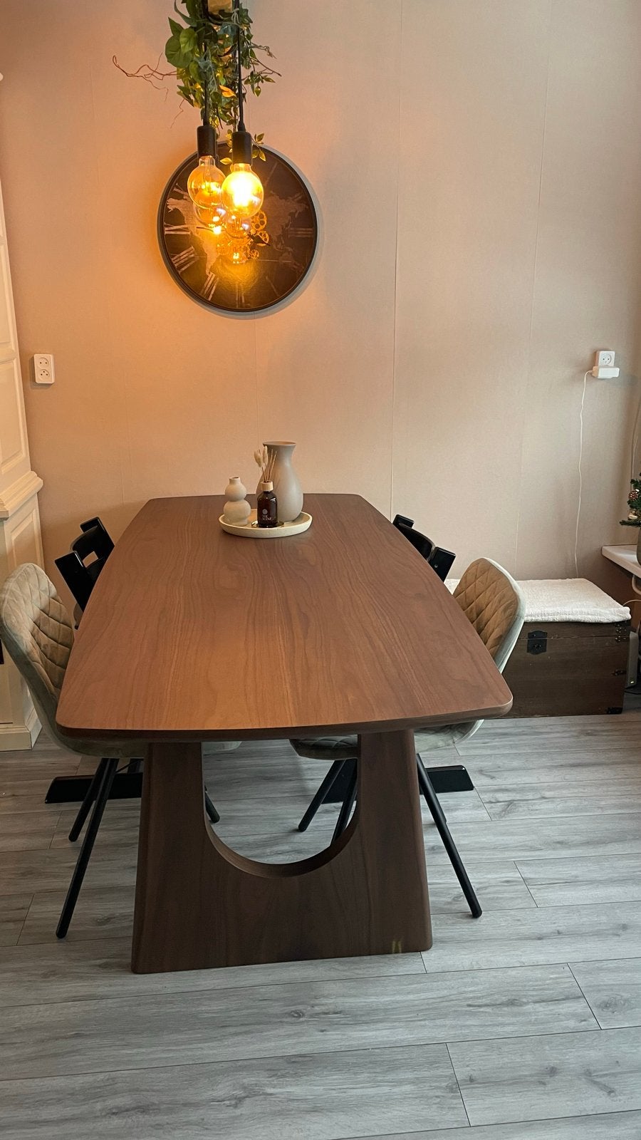 Mango houtentafel, zo goed als nieuw, Huis en Inrichting, Tafels | Eettafels, Ophalen, Teakhout, 50 tot 100 cm, Zo goed als nieuw