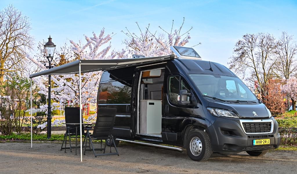 Peugeot Boxer Buscamper 5 Pers, Caravans en Kamperen, Koelkast, Tot en met 3, Particulier, 5 tot 6 meter