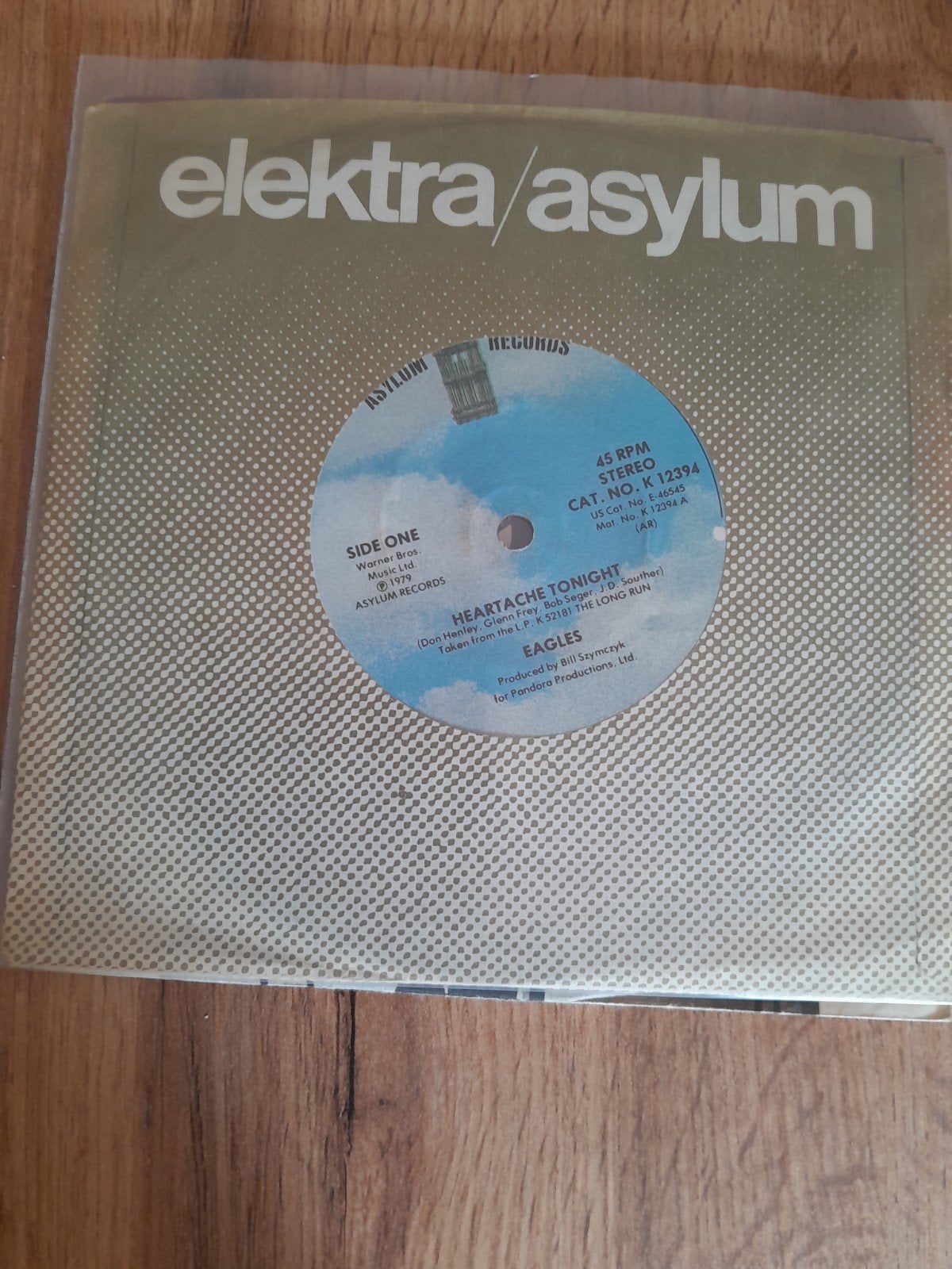 Eagles 7inch heartache tonight, Ophalen of Verzenden, Zo goed als nieuw, Pop