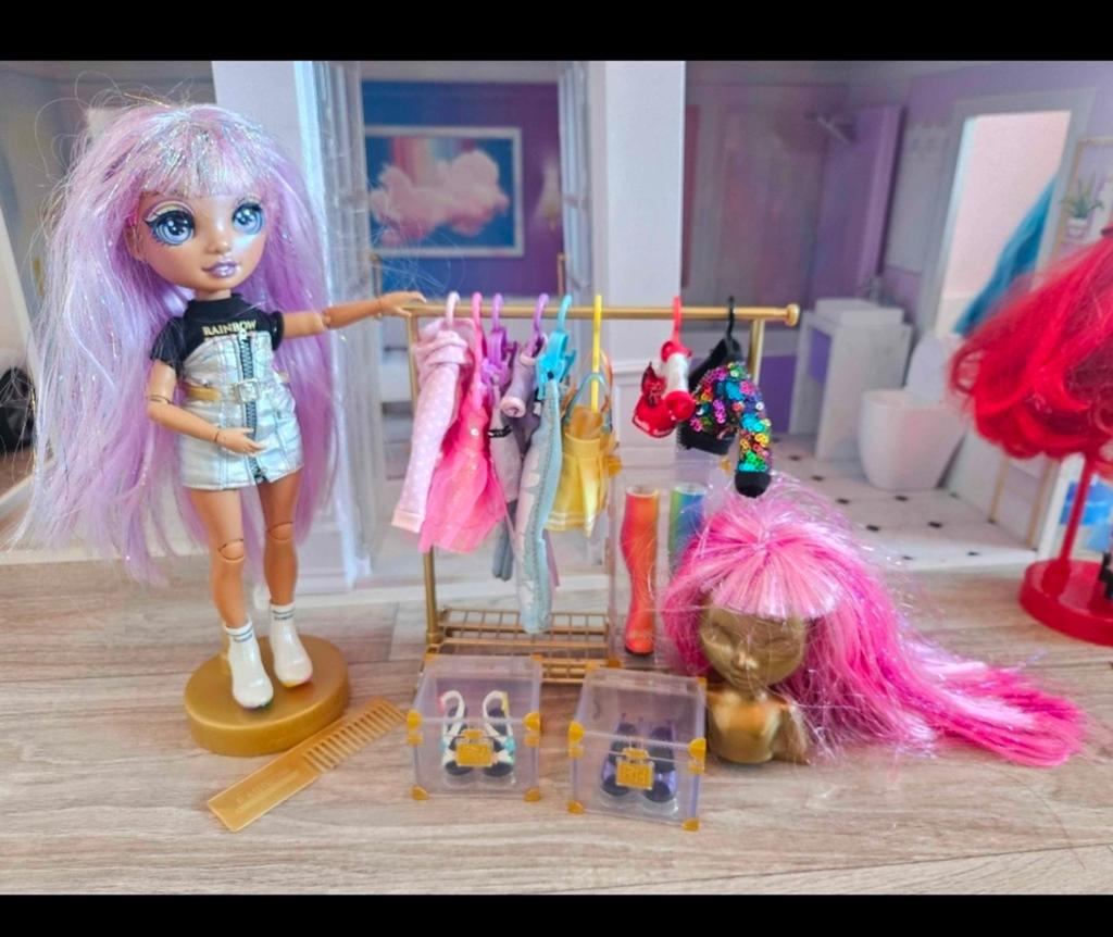 Rainbow High pop incl accessoires, Ophalen of Verzenden, Zo goed als nieuw, Overige typen