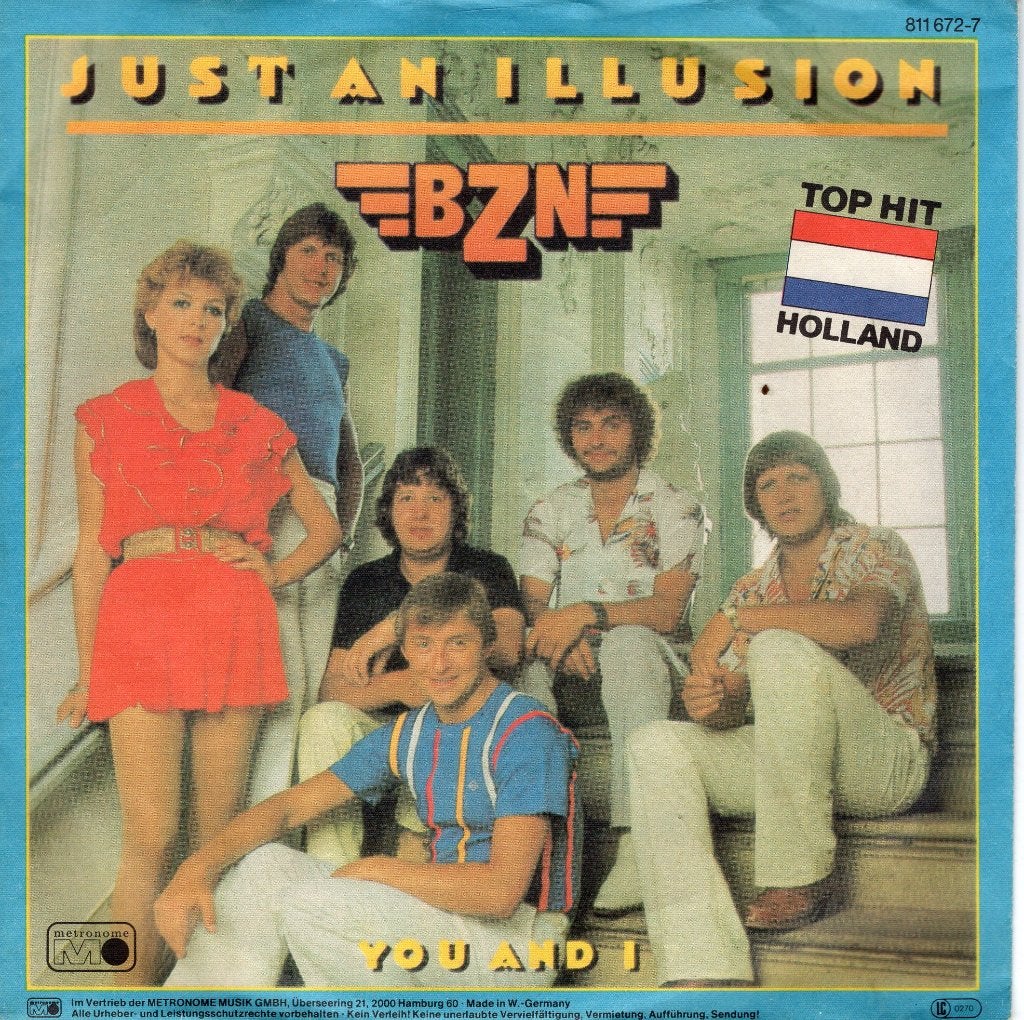 BZN  -  4 singles  (kan ook per stuk), Gebruikt, 7 inch, Single, 1970 - 1979