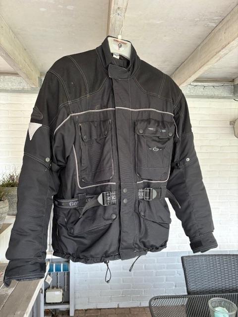 Motorjas maat XL Hein Gericke kleur zwart., Motoren, Kleding | Motorkleding, Ophalen, Hein Gericke, Jas | textiel, Kinderen