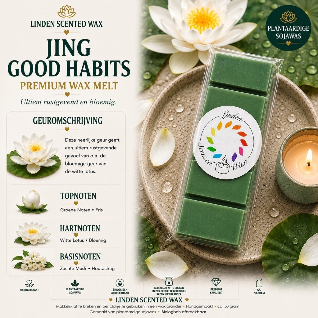 Waxmelts JING GOOD HABITS parfum geur waxmelt Rituals, Overige merken, Ophalen of Verzenden, Kaars, Was