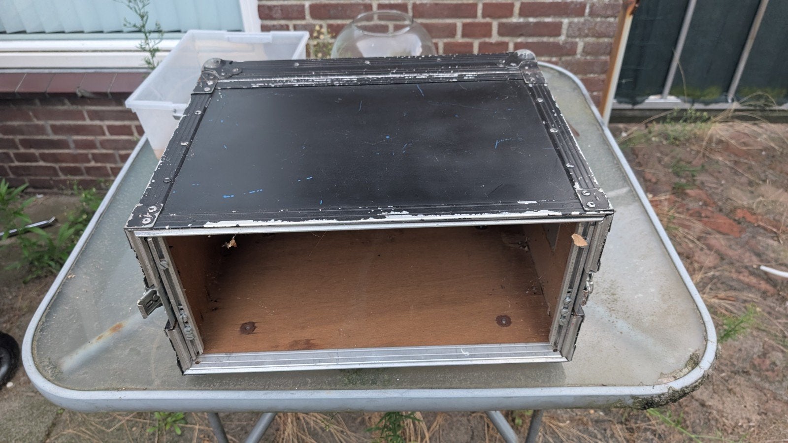 19 inch 4HE flightcase, Ophalen of Verzenden, Gebruikt