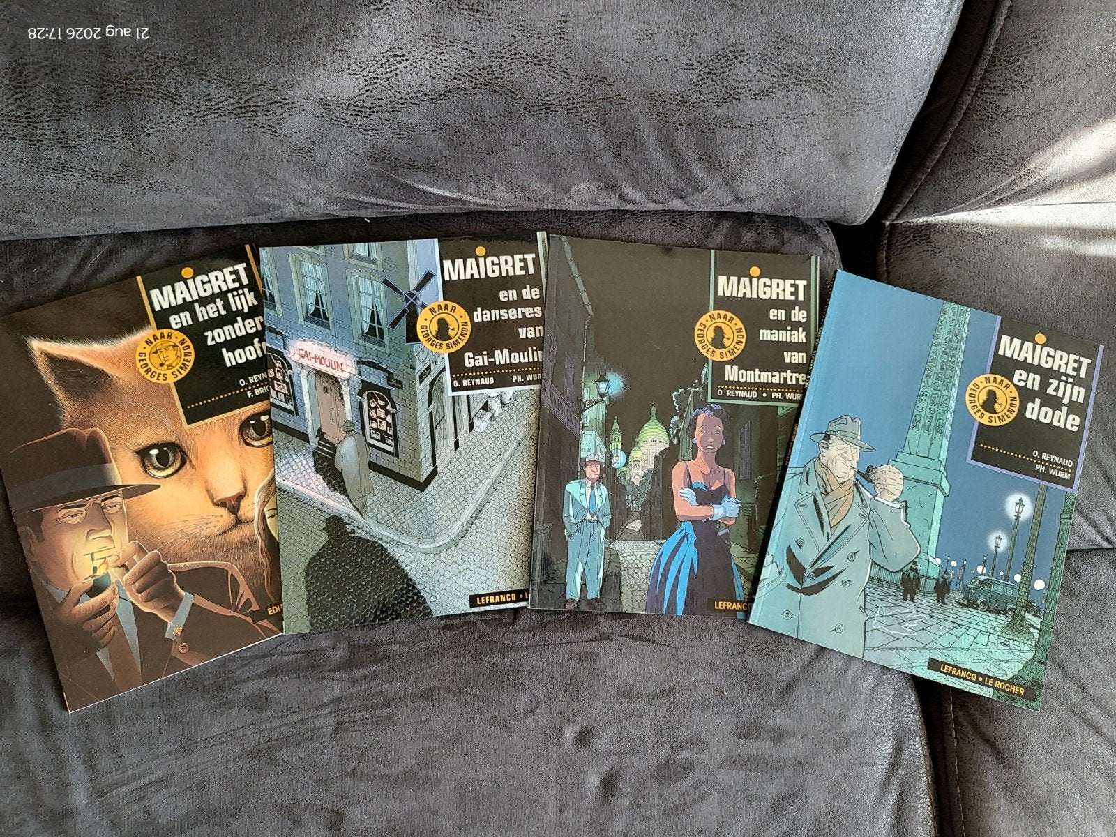 Maigret stripboeken - 4 delen, Boeken, Meerdere stripboeken, Ophalen of Verzenden, Zo goed als nieuw