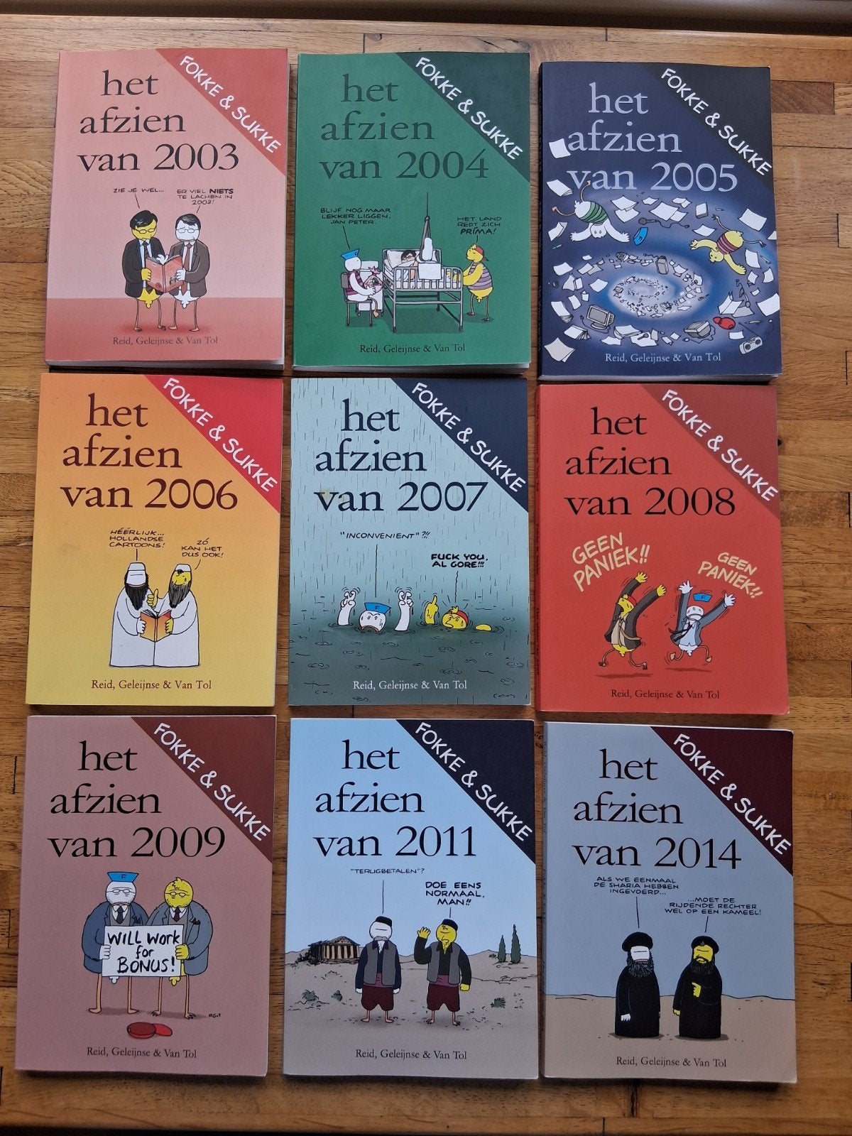 9 boekjes het afzien van... fokke en sukke vol humor verhale, Eén stripboek, Ophalen of Verzenden, Zo goed als nieuw, Reid; B. Geleijnse; Van Tol