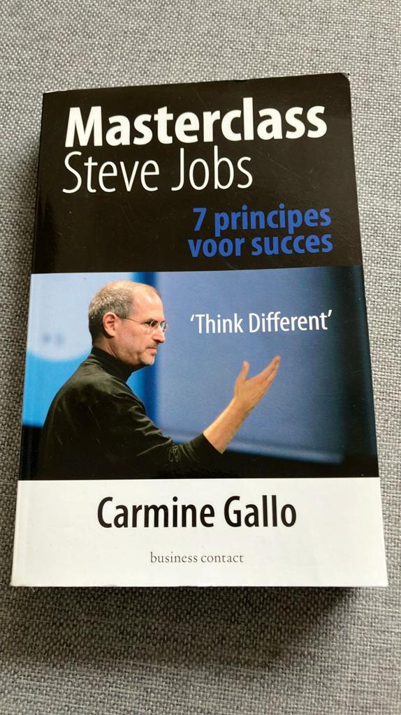 Carmine Gallo - Masterclass Steve Jobs, Ophalen of Verzenden, Zo goed als nieuw, Carmine Gallo, Sociale wetenschap