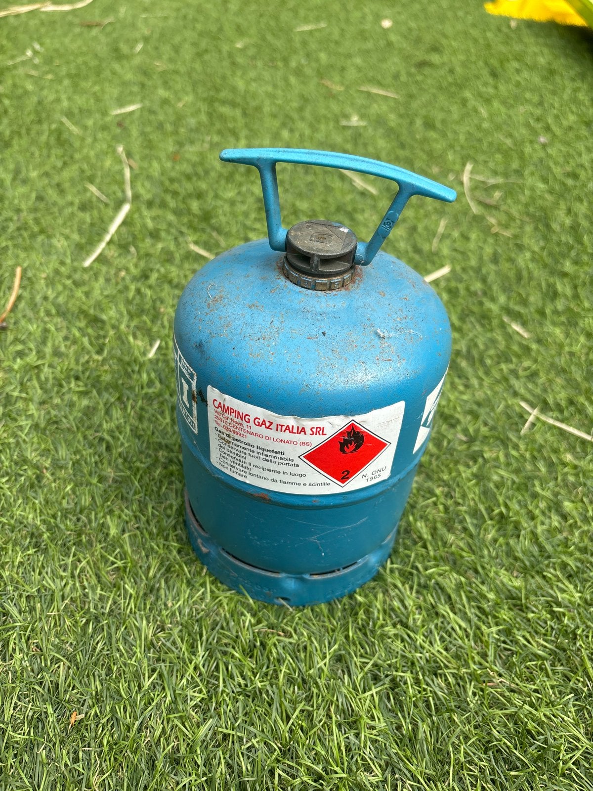 Campingaz gasfles 0.49kg - Ideaal voor kamperen, Ophalen, Gebruikt
