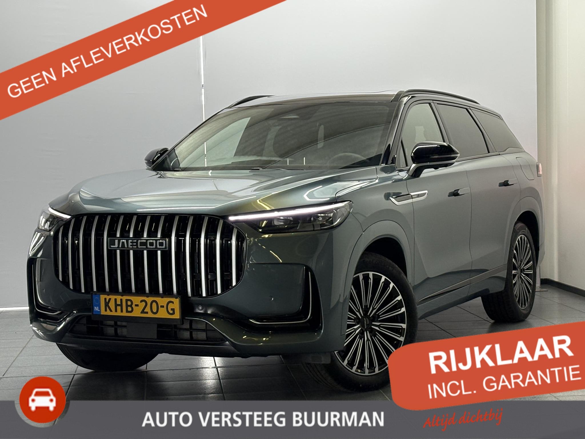 Jaecoo 8 1.5 SHS-P Luxury 5p * Demo * Luxe lederen bekleding, Auto's, Automaat, 4 cilinders, 428 pk, Automatische klimaatregeling