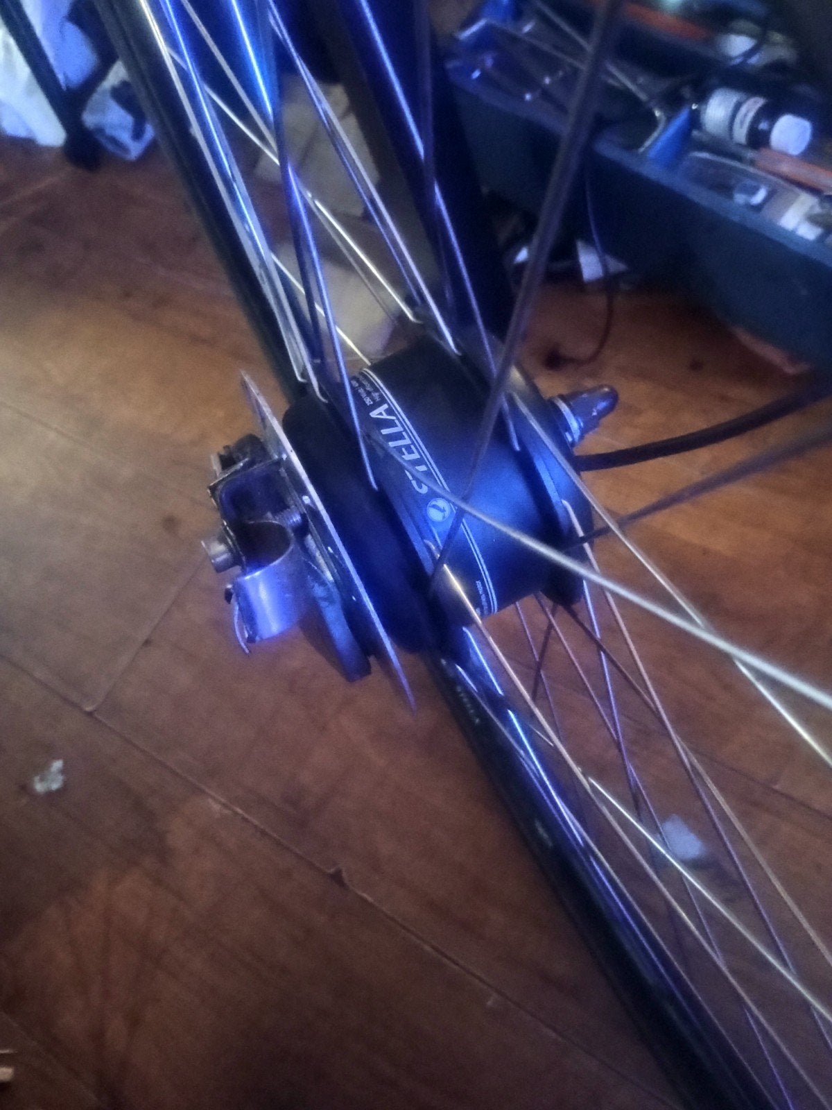 Stella fietswiel met motor en naafdynamo, Wiel, Elektrische fiets, Gebruikt, Stella