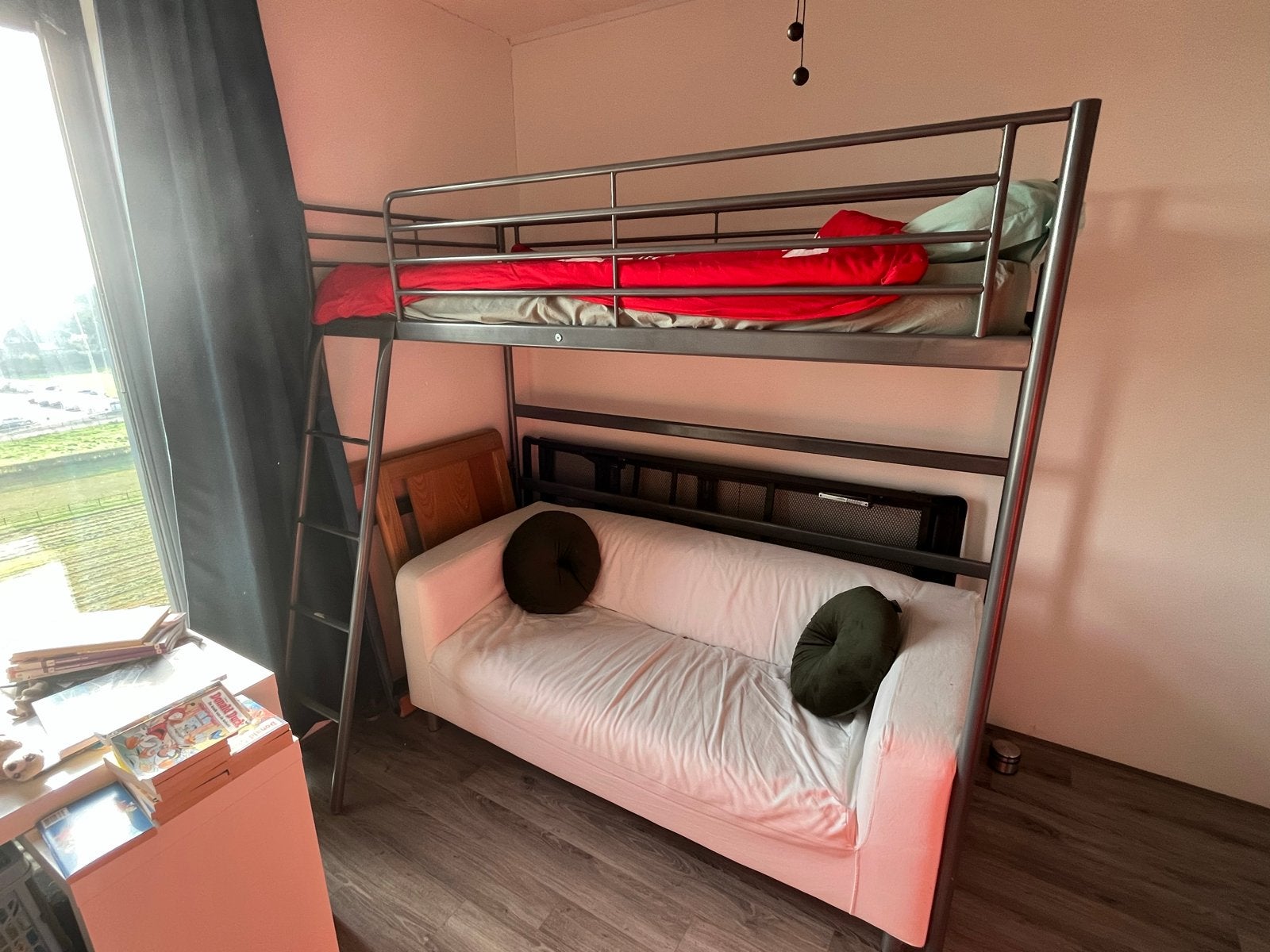 IKEA Hoogslaper Eenpersoons - Ruimtebesparend Design, Ophalen, Gebruikt, Eenpersoons, Hoogslaper