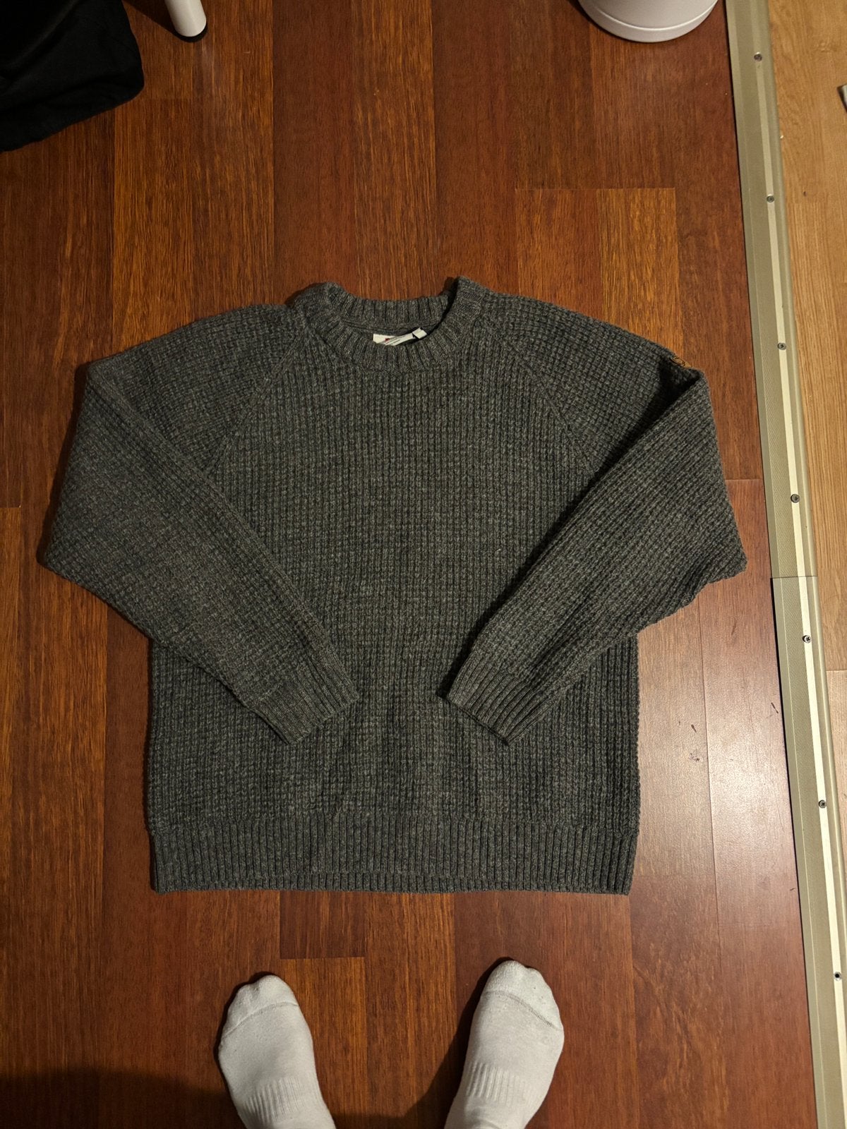 Fjallraven Ovik Waffle Knit W, Kleding | Dames, Ophalen of Verzenden, Zo goed als nieuw, Grijs