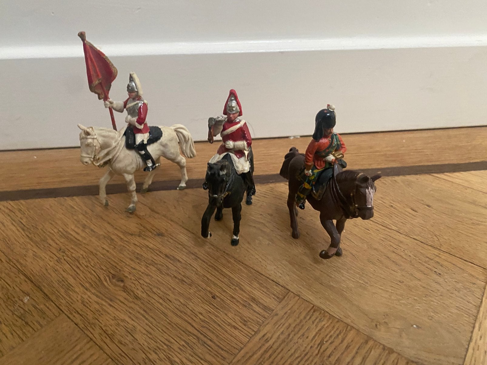 Britains 3 horse guards, Ophalen of Verzenden, Gebruikt