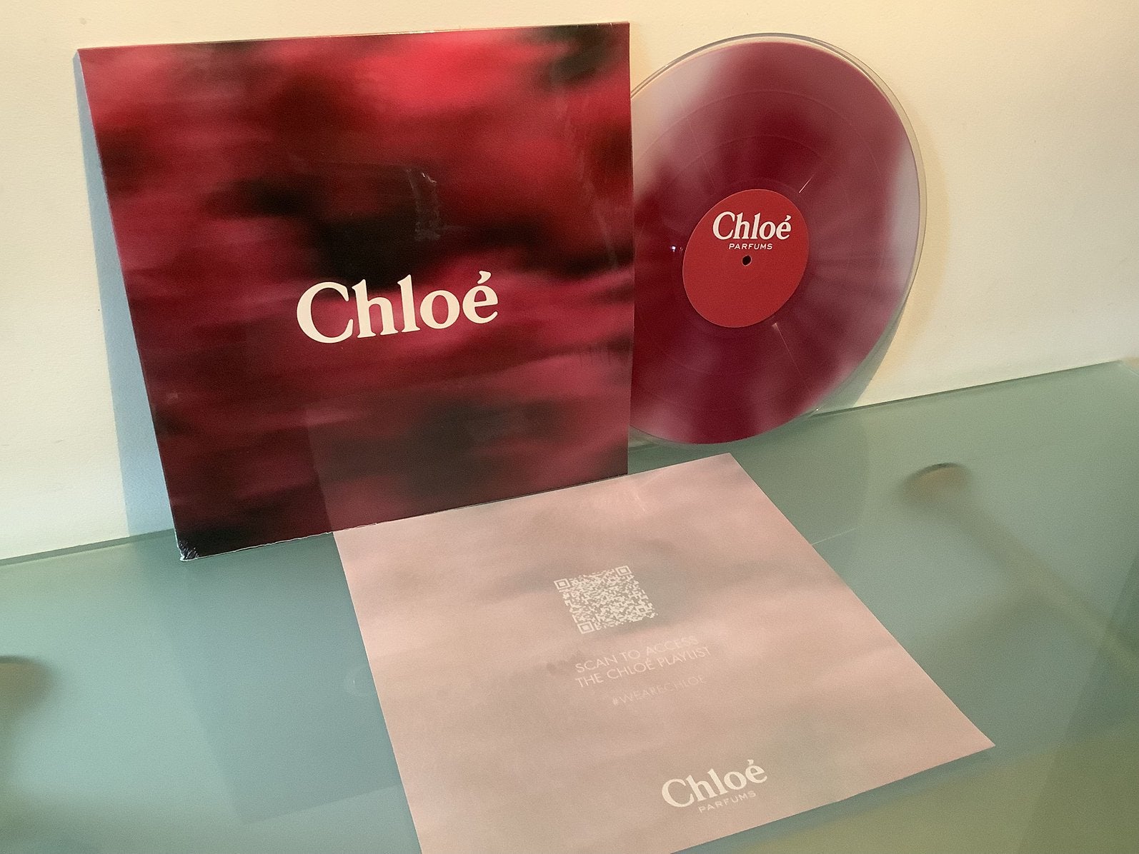 Chloé (Parfums Chloé) Chloé for women promo vinyl, Ophalen of Verzenden, Zo goed als nieuw
