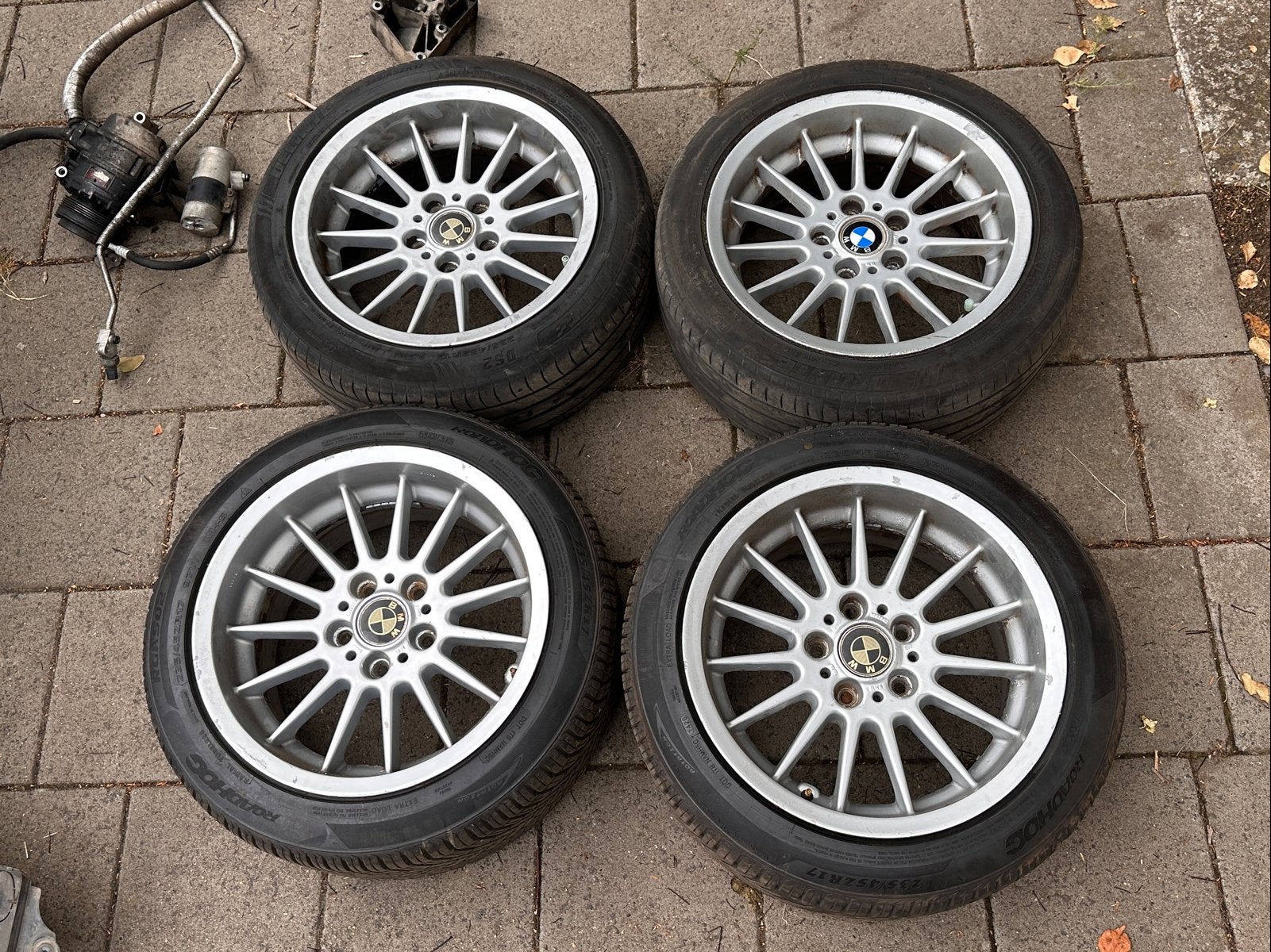 BMW Style 32 velgen breedset, style 383m velgen breedset, Ophalen, Gebruikt, Banden en Velgen, 17 inch