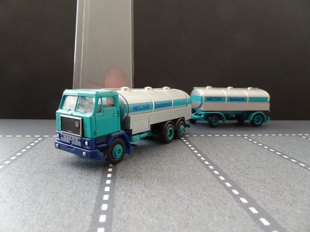 615 herpa albedo volvo f88 f89 nectar dagcabine 1:87 truck, Ophalen of Verzenden, Nieuw, Bus of Vrachtwagen, Herpa