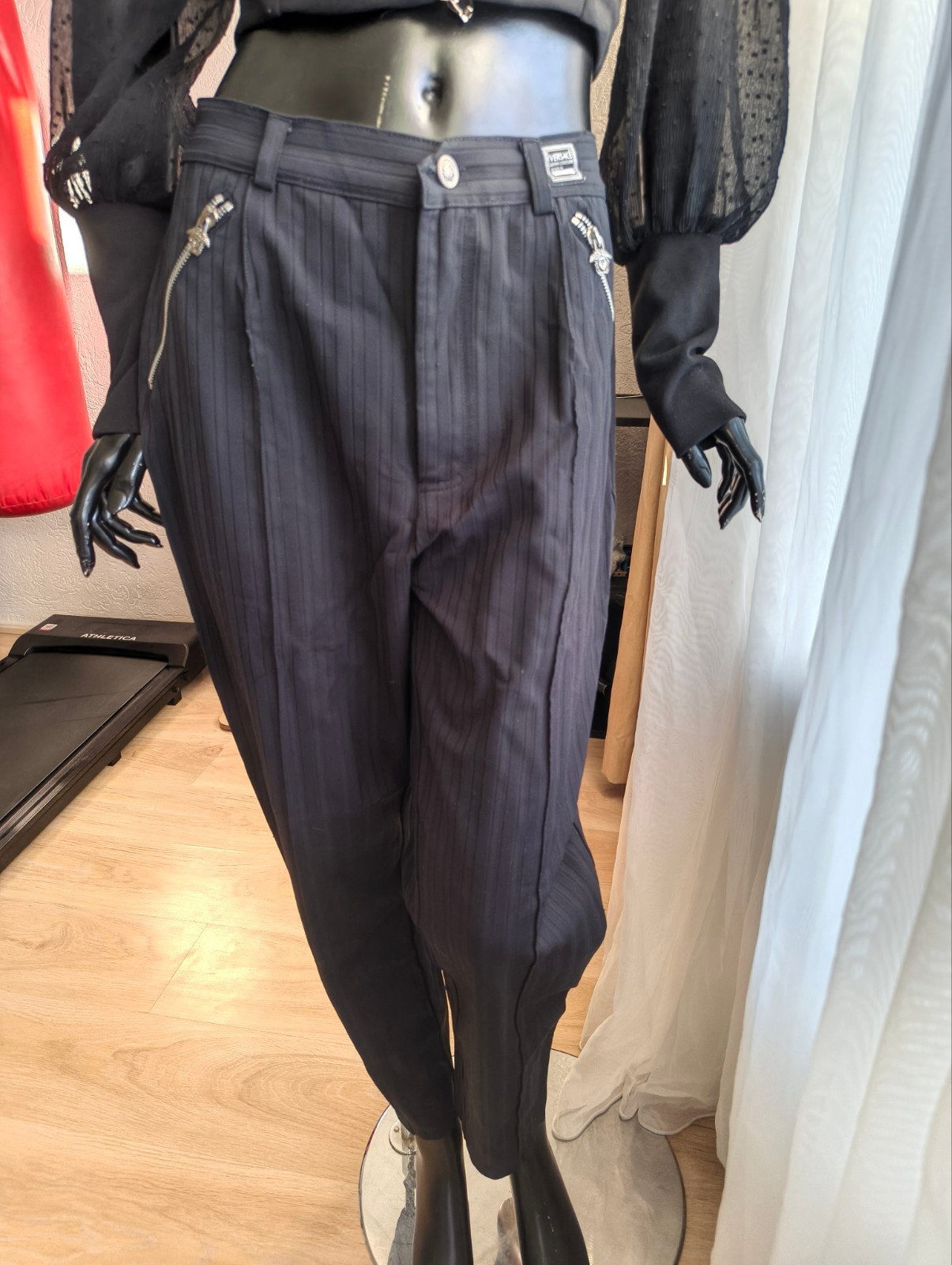 Versace broek, Zwart, Maat 42/44 (L), Ophalen of Verzenden, Lang