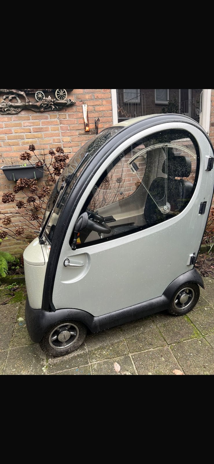 Overdekte scootmobiel, Ophalen, Gebruikt, 16 t/m 25 km, 11 t/m 15 km/u