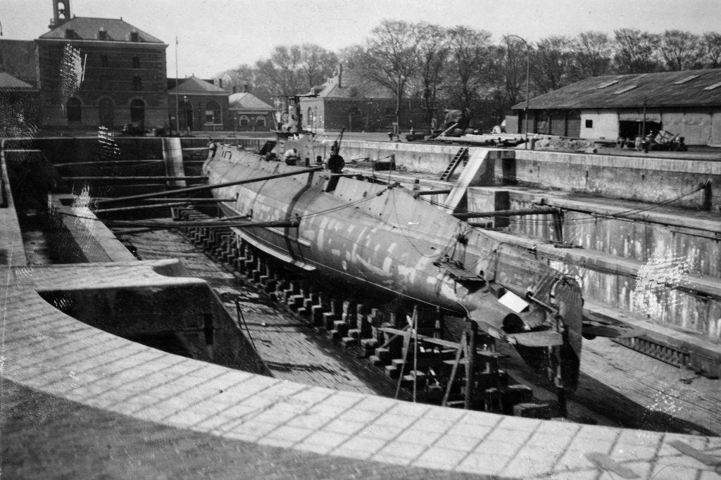 den helder, onderzeeboot, Verzamelen, Foto's en Prenten, Ophalen of Verzenden, Voor 1940, Zo goed als nieuw, Foto