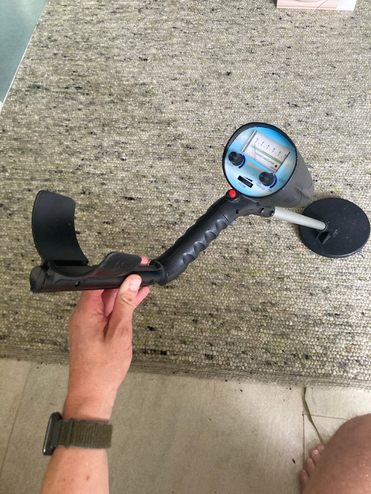 Metaaldetector voor beginners - Start je zoektocht!, Gebruikt, 30 cm of minder, Instelbare gevoeligheid, Ophalen