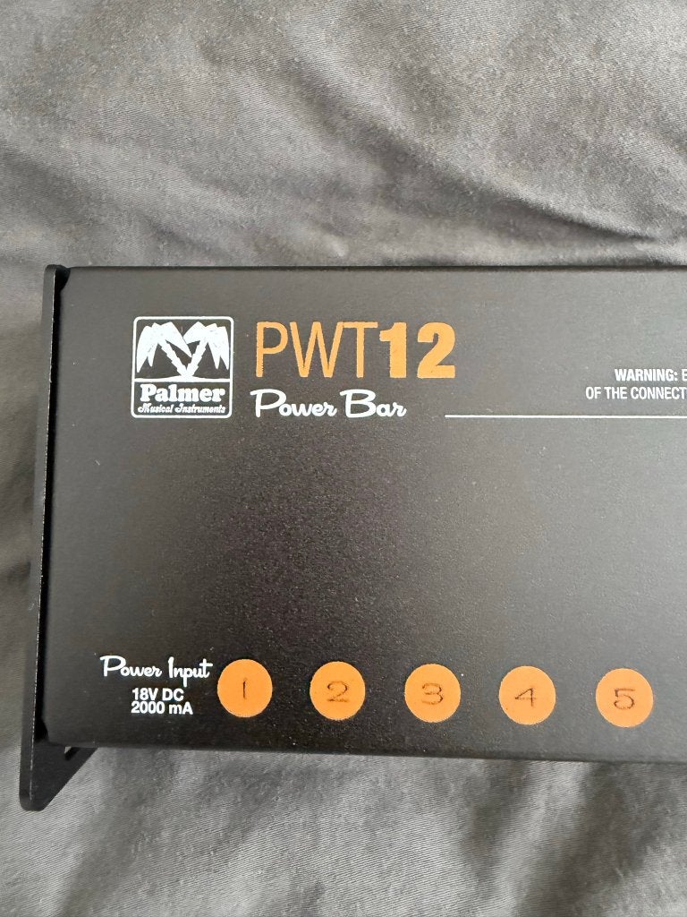 Palmer PWT 12 MkII pedalboard voeding, Muziek en Instrumenten, Effecten, Ophalen of Verzenden, Zo goed als nieuw