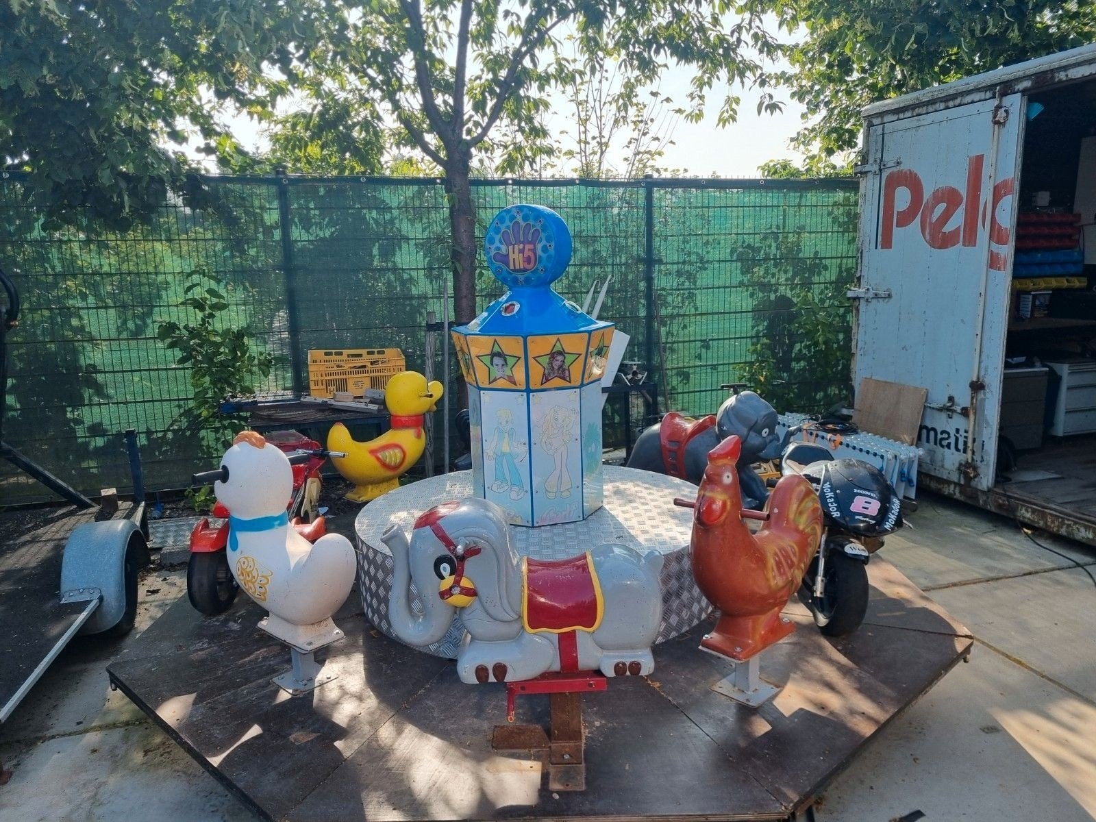 Tekoop draaimolen zonder keuring incl aanhanger, Ophalen of Verzenden, Carnaval