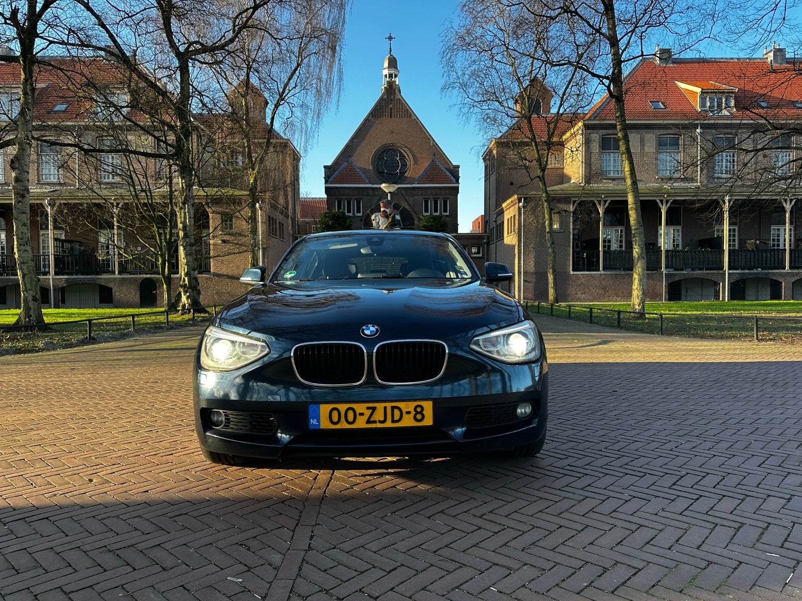 BMW 1-Serie 2.0 120D 5DR AUT 2012 Blauw, Auto's, Achterwielaandrijving, 1995 cc, 1340 kg, 4 cilinders