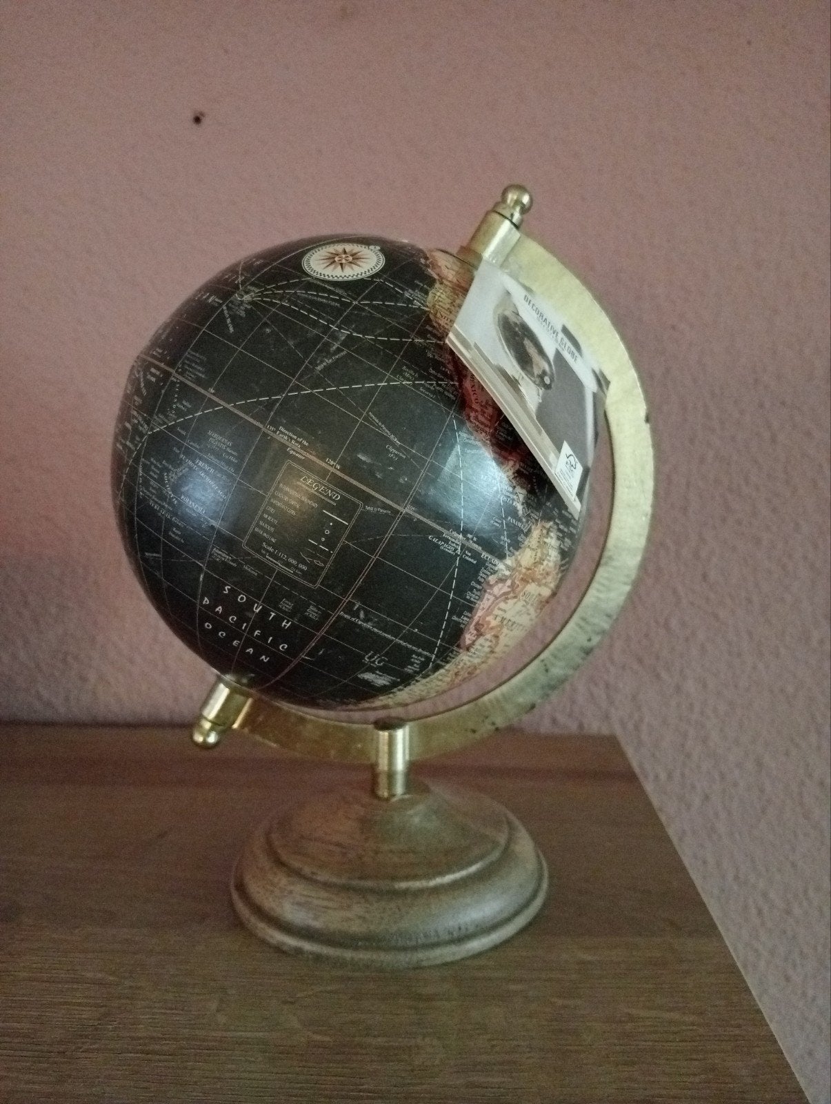Decoratieve wereldbol - Nieuw, Kunststof, Nieuw, Ophalen of Verzenden, Educatief