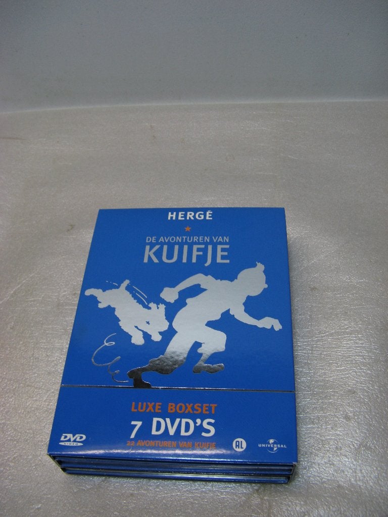 Luxe BOX-SET 7 DVD's – 22  Avonturen KUIFJE, Alle leeftijden, Ophalen of Verzenden, Nieuw in verpakking