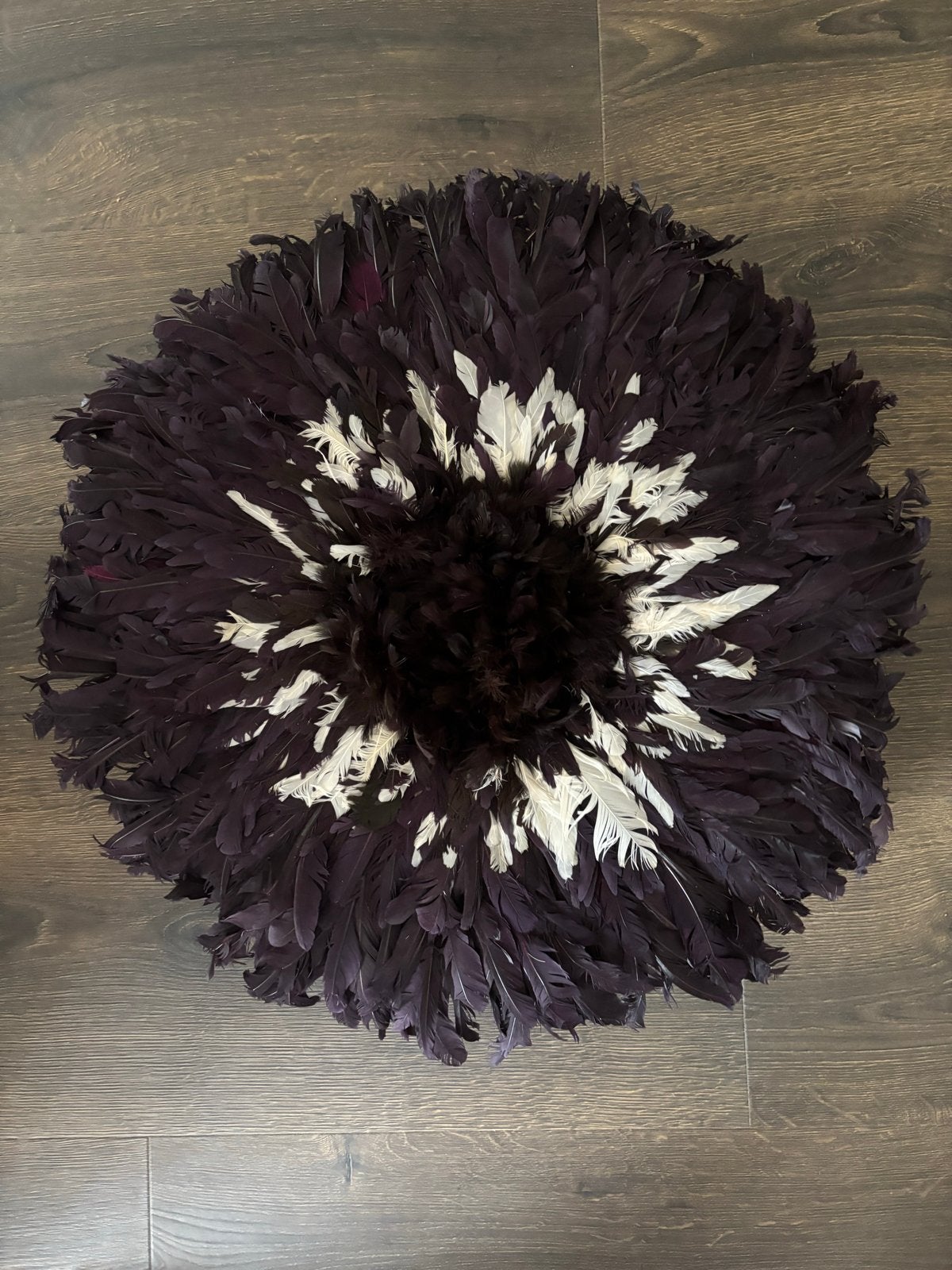 Zwarte juju hat - 60cm diameter, Zwart, Boho, Ophalen of Verzenden, Zo goed als nieuw