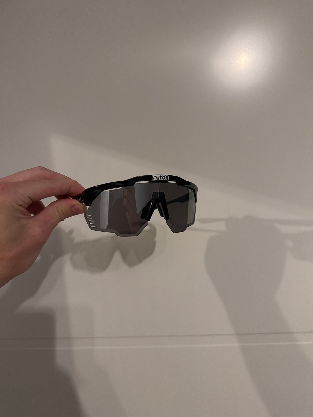 Scicon Zonnebril - Zwart met spiegelglazen, Verzenden, Zo goed als nieuw, Overige typen