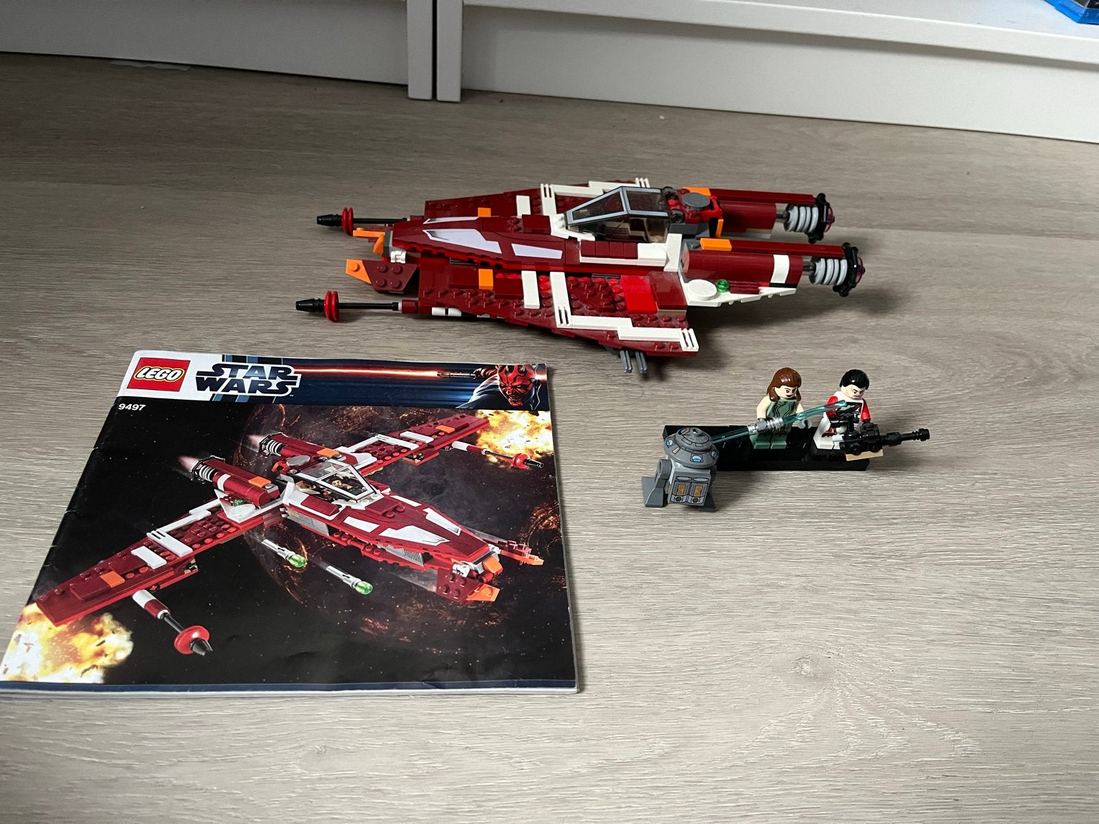 LEGO Star Wars Jedi Starfighter 9497 met minifiguren, Ophalen of Verzenden, Gebruikt, Overige merken