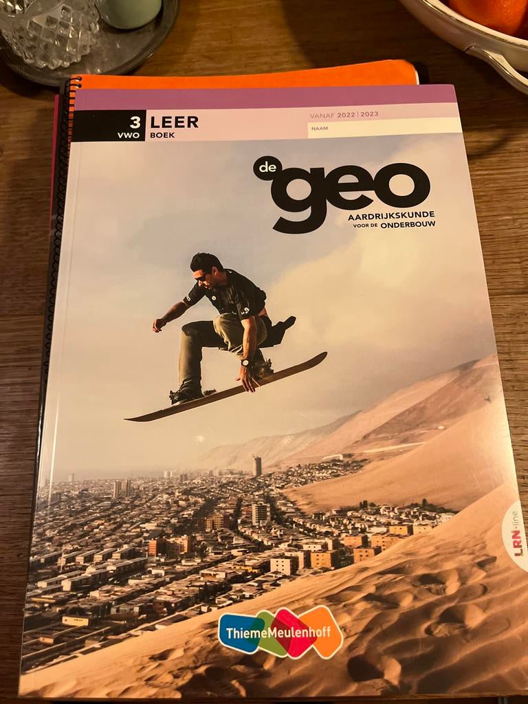 De Geo LRN-line online + boek 3 vwo, Boeken, Ophalen of Verzenden, Nieuw, VWO, Aardrijkskunde