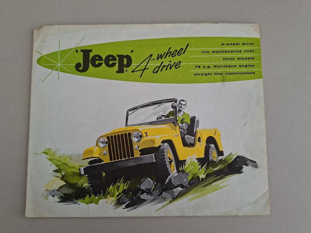BROCHURE JEEP 4-WHEEL DRIVE 1951 WILLYS, Boeken, Ophalen of Verzenden, Gelezen, Overige merken