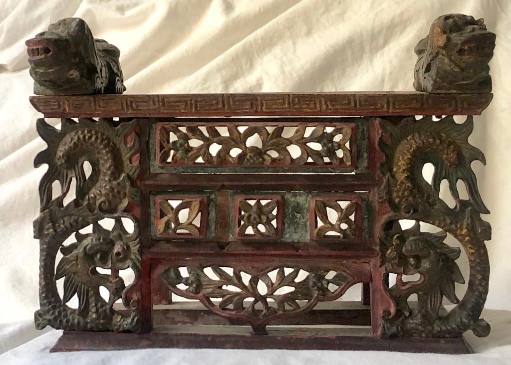 Houten altaar tafeltje Indonesië, Ophalen of Verzenden