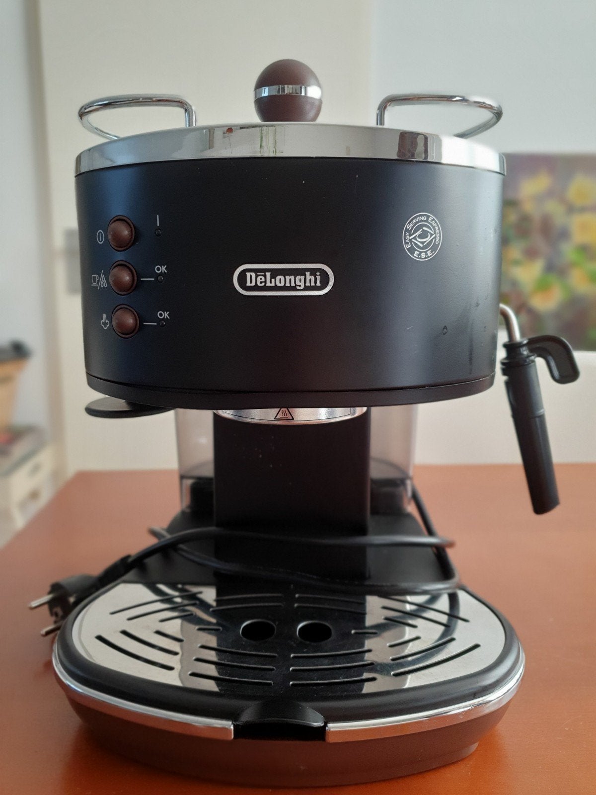 De'Longhi ECOV311.BK Espressomachine - ook voor cappuccino, Gebruikt, Espresso apparaat, Ophalen of Verzenden, Afneembaar waterreservoir