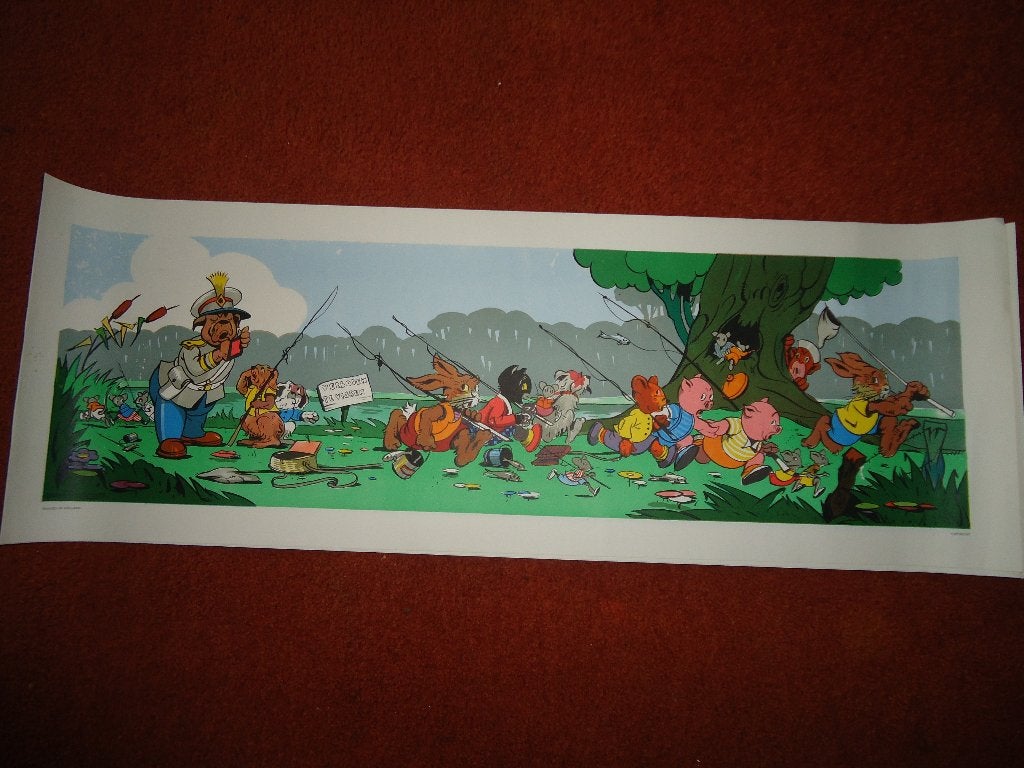 Bernard Leemker fantastische reclame tekenaar jr. 40/50, Ophalen of Verzenden, Overige typen, Overige technieken