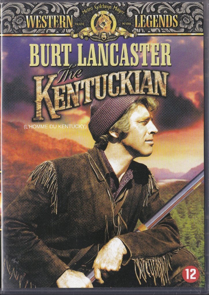 The Kentuckian (western) ֎ 1955, Burt Lancaster, Cd's en Dvd's, Ophalen of Verzenden, Zo goed als nieuw, 1940 tot 1960, Actie en Avontuur