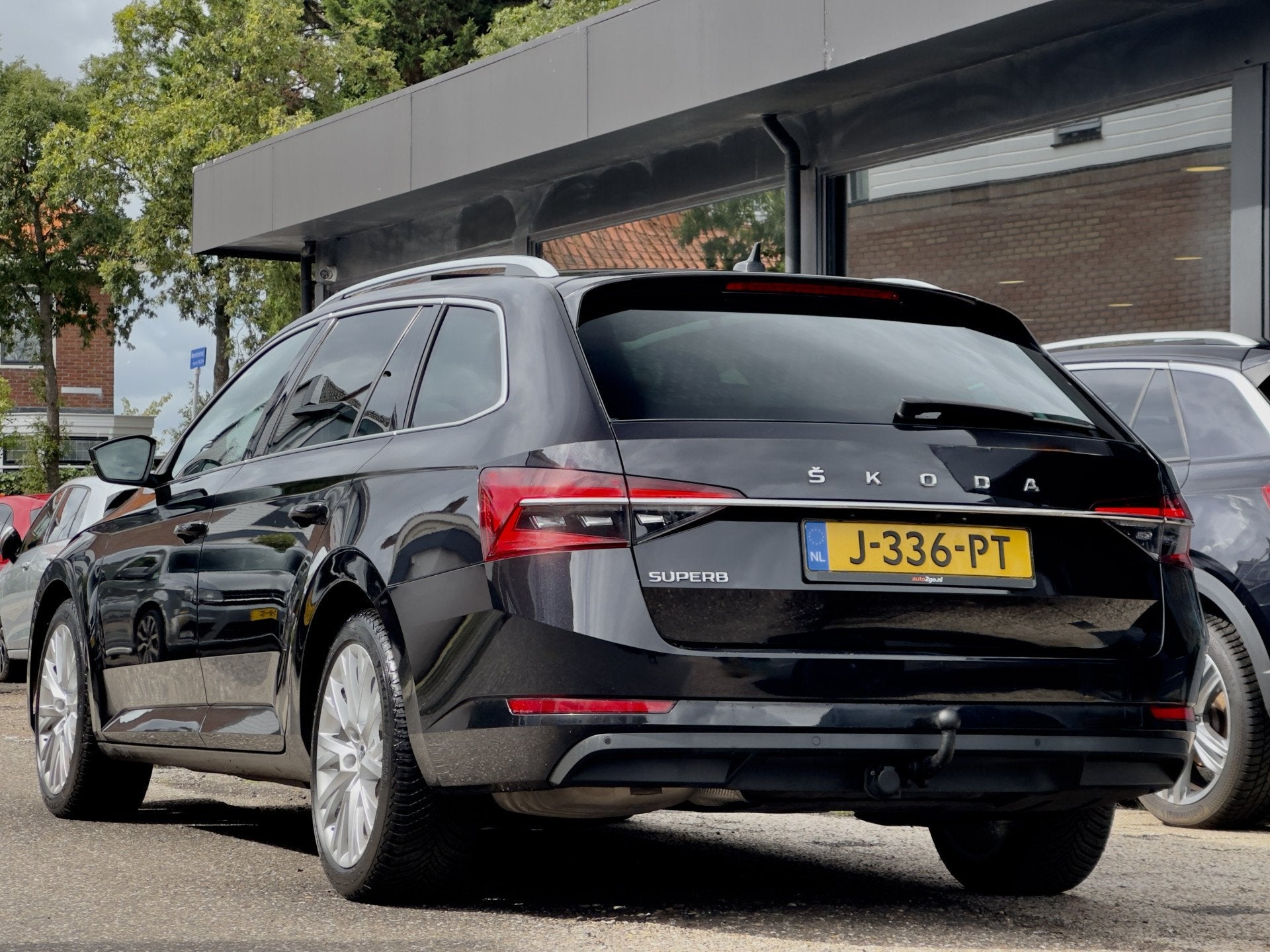 Skoda Superb Combi 1.5 TSI ACT AUT7 EDITION PANODAK LEDER NA, Euro 6, 4 cilinders, 150 pk, Zwart