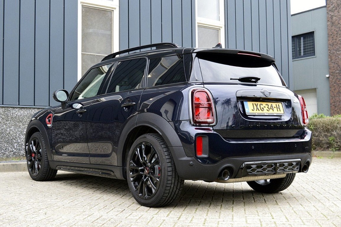 MINI Countryman 2.0 John Cooper Works ALL4 Chili Rijklaarpri, Auto's, Euro 6, Blauw, Leder, Vierwielaandrijving