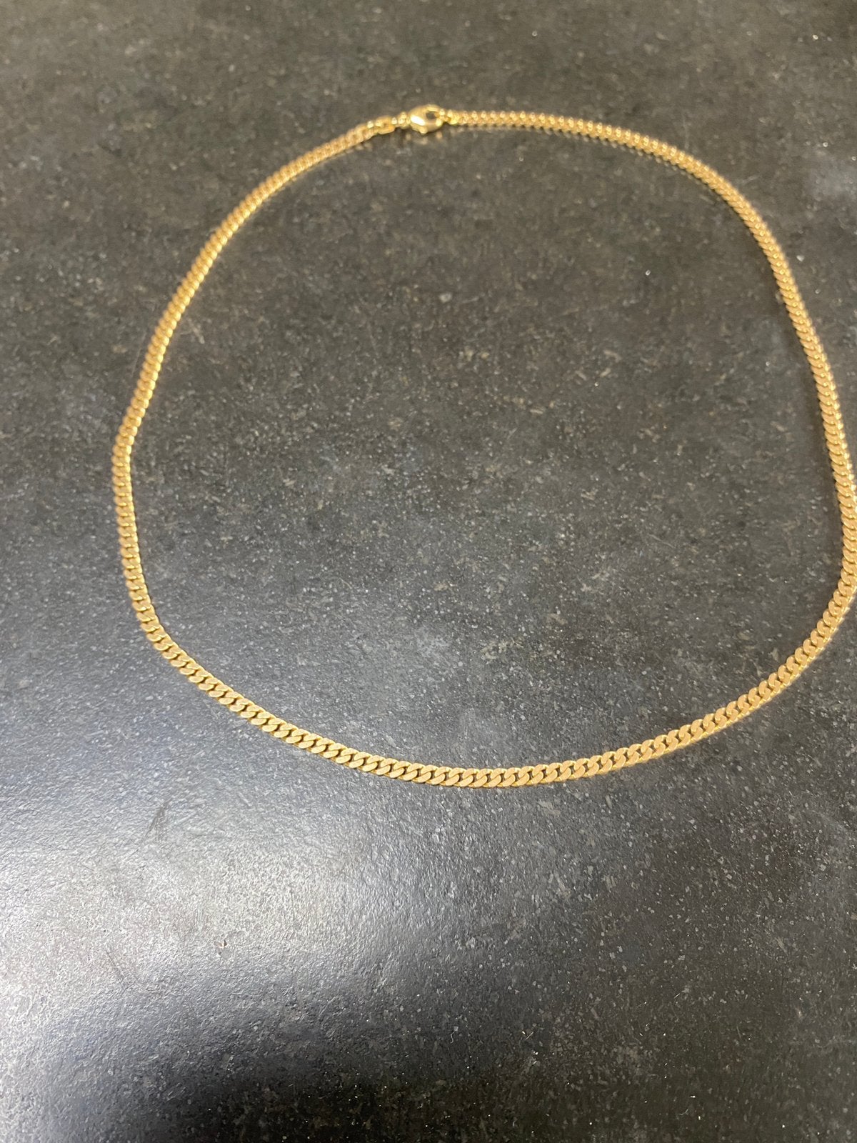 Massief gouden gourmet collier, Ophalen of Verzenden, Zo goed als nieuw, Goud, Goud