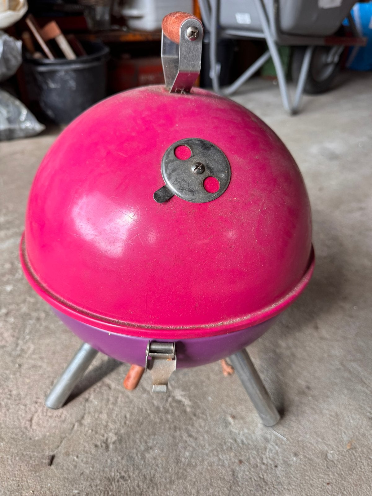 Mini barbecue grill, Ophalen, Gebruikt