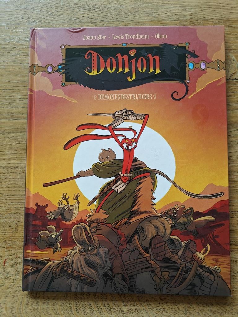 Donjon: Demonenbestrijders 4 - Avondschemering, Boeken, Stripboeken, Eén stripboek, Ophalen of Verzenden, Zo goed als nieuw, Joann Sfar, Lewis Trondheim, Obion