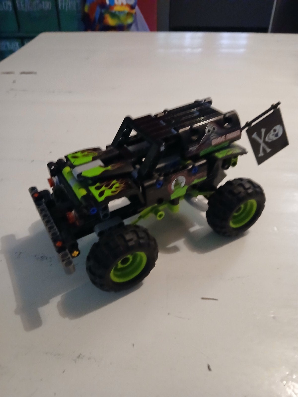 lego technic monster truck, Gebruikt, Lego, Ophalen of Verzenden, Complete set